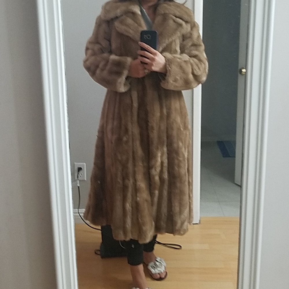simulation fur coat - Picture 4 of 8